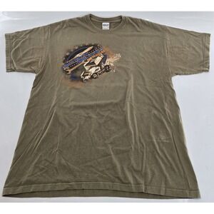 2nd annual Jesse Hockett racing Lucas Oil Speedway T Shirt Wheatland MO Sz XL